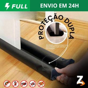 Imagem de Veda Porta Protetor Rolinho 70cm e 80cm e 90cm Impermeável Proteção Du