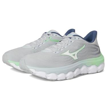 Imagem de Mizuno Tênis feminino Wave Horizon 8, Azul pérola/branco, 38