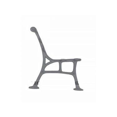 Imagem de Par Pé de Banco Praça Jardim Decoração Praça Ferro Fundido