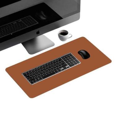 Imagem de Deskpad Couro Gamer Escritório Mesa Decoração 140X40