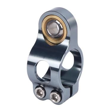 Imagem de Motocicleta Amortecedor Garfo Suporte Suporte Suporte CNC Anodizado Vibrações Redução Leve Direção Amortecedor Garfo Braçadeira de Montagem (Ti cor)