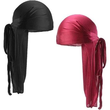 Imagem de Bandana Durag Dureg Touca Toca Waves Dread Trap Rap  Cores - oem, Bran
