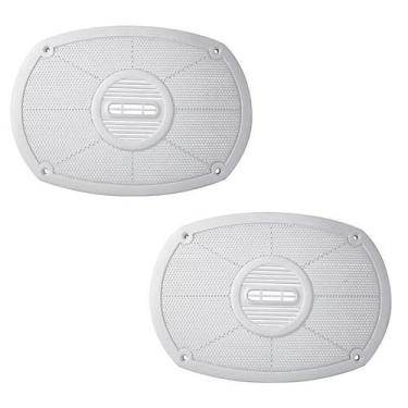 Imagem de Par Tela Alto Falante 6x9 Polegadas Plástica Nova Branca Top - PERMAK
