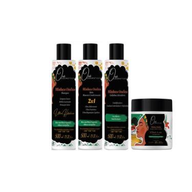 Imagem de Oxê Cosmetics Minhas Ondas Shampoo e Balm Máscara Hidratante e Gelatin