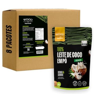 Imagem de Kit 8 Leite de Coco em Pó 100% Puro Vegano Sem Lactose 907g