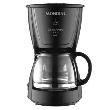 Imagem de Cafeteira Elétrica Mondial Dolce Arome 18 Xícaras 550w Preto - 220v
