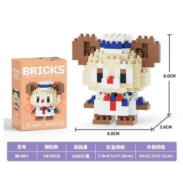 Imagem de Compatível Com Estatuetas De Desenhos Animados , Blocos De Construção 