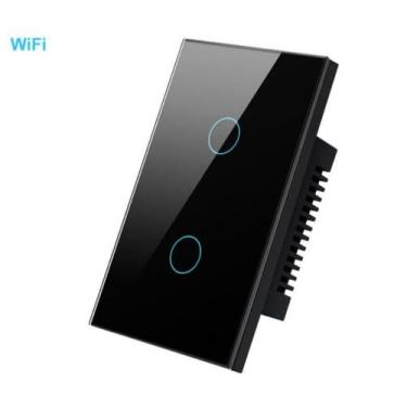 Imagem de Interruptor Inteligente WiFi Touch 1/2/3/4 Botões Compatível com VOZ A