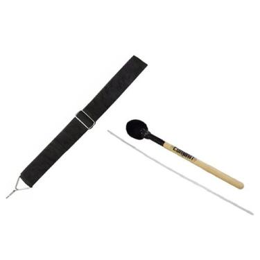 Imagem de Kit p/ Zabumba - Correia, Baqueta e Bacalhau - Spanking