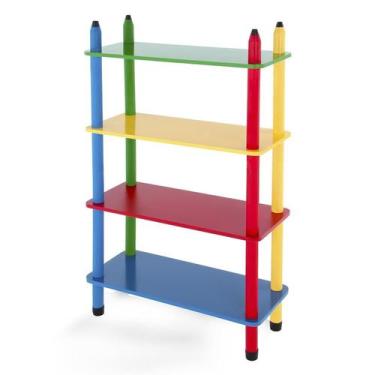 Imagem de Estante Infantil Lápis Colorida - Carlu