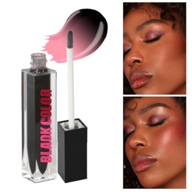 Imagem de Blush Líquido Para Bochechas | Blush Líquido Com Cor Que Se Adapta | 5ML Leve Realce Natural Maquiagem Facial Textura Sedosa Para Rosto Lábios Contorno Iluminação Para Iniciantes E Viagens