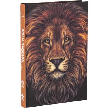 Imagem de Biblia para Jovem Leão rosto  capa dura ARC - central