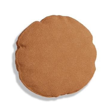 Imagem de Almofada Bolacha Redonda Cookie Boucle Terracota