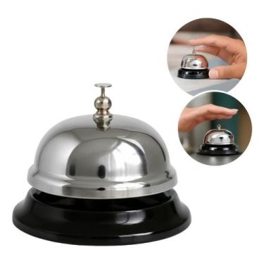Imagem de Campainha De Mesa Para Recepção, Restaurante, Balcão Lanche - Western,
