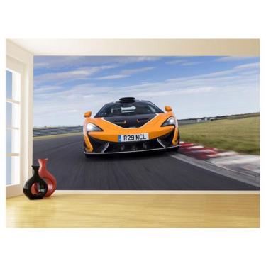 Imagem de Papel De Parede 3D Carro Mc Laren Pista Super 3,5M Car268 - Você Decor