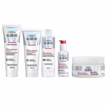 Imagem de Kit Elseve Bond Repair - Pré Shampoo + Shampoo + Condicionador + Leave