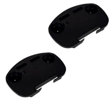 Imagem de Kit Com 2 Mesa Portátil Suporte De Cadeira Preta Mor