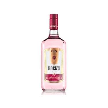 Imagem de Gin Doce Strawberry Rocks 1L Garrafa - NoBrand