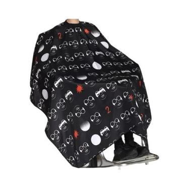 Imagem de Babadores De Cabeleireiro Antiaderentes Com Listras Retrô, Avental Con