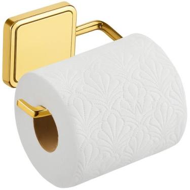Imagem de Porta Papel Higiênico Papeleira Banheiro Lavabo Parede Aplicação Fita 