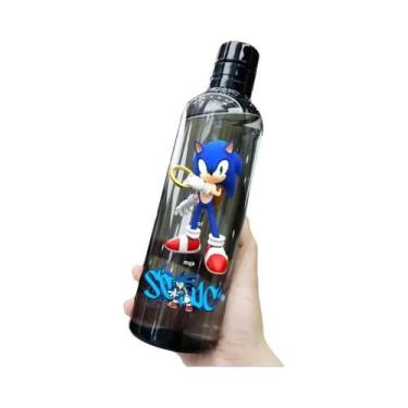 Imagem de Garrafa De Água Portátil De Plástico Sonic the Hedgehog 500ml 750ml Re