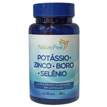 Imagem de Potássio + Zinco + Boro + Selênio 60 Cápsulas 500mg - NathurePro