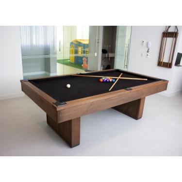 Imagem de Mesa de Sinuca e ping pong - 2,20x1,20 - Preto