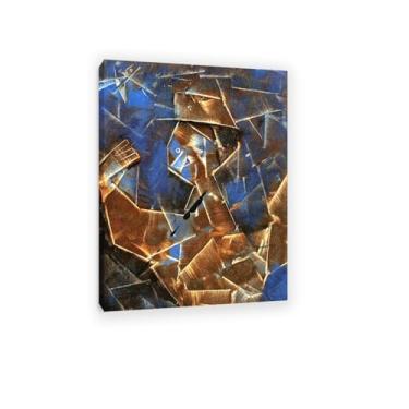 Imagem de Arte de parede Max Ernst, The Autumn Factor, reproduções de arte em tela pinturas famosas pôsteres Max Ernst Print Abstract Pictures Wall Decor 100x70cm (33x28in) emoldurado