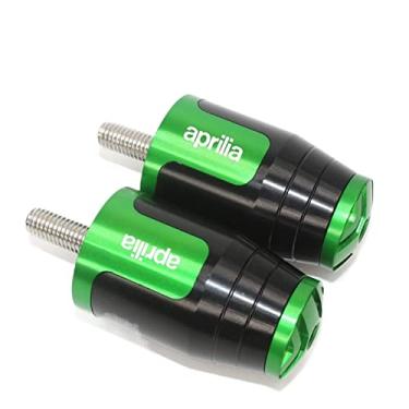 Imagem de Extremidades de manoplas de guidão de motocicleta, tampas de extremidade de manoplas, acessórios deslizantes de peso para Aprilia RS 125 1000 R RSV4 V4R 250 RX50 650 750 200 500 2020