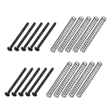 Imagem de Banworks Parafusos de captação Humbucker para guitarra EUA/Imperial Thread Vintage Phillips Cabeça Humbucker Pickup Parafusos de altura com molas para captador Gibson, EMG, Seymour Duncan, Dimarzio