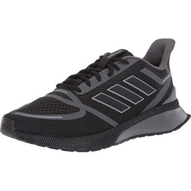 Imagem de adidas Tênis de corrida masculino Nova, Preto, 8.5 Big Kid