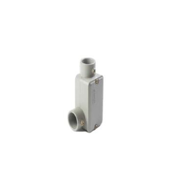 Imagem de Caixa Derivação Alumínio Conduletzel Cinza Tipo LL C/ Rosca BSP C/ Placa – Wetzel | 1.1/2" Cód. E002050060