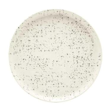 Imagem de Prato Raso Em Cerâmica Flat Chuvisco 26cm Oxford