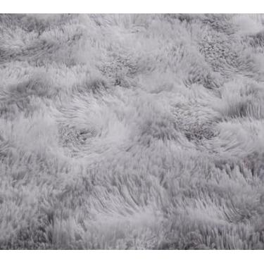 Imagem de Tapete Passadeira 2,00 x 0,60 Corredor Quarto Sala Felpudo(Cinza mesclado)