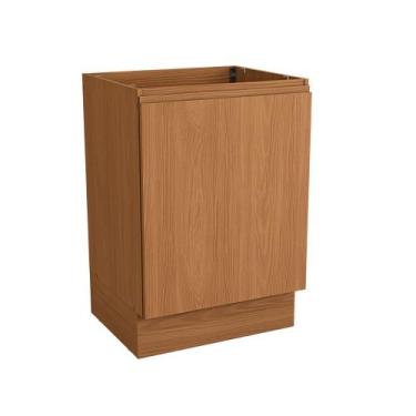 Imagem de Balcão 60cm 1 Porta (sem Tampo) Ciela Kappesberg, Canela