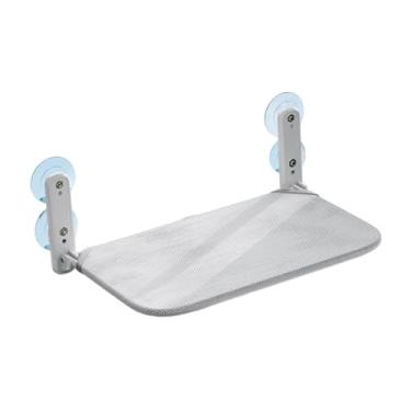 Imagem de Generic Poleiro dobrável para janela de gato, rede com ventosa, assento para peitoril de janela, cama para gatos pequenos, médios e grandes, Cinza 51.5x29cm