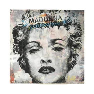 Imagem de Madonna Preto E Branco Vintage Lona Arte Da Parede Sexy Cantor Atriz Á