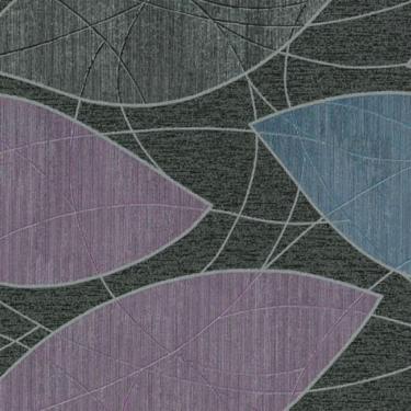 Imagem de Papel Parede Urban Chic Folhas Coloridas 656720 Rolo 10m X 0,53m