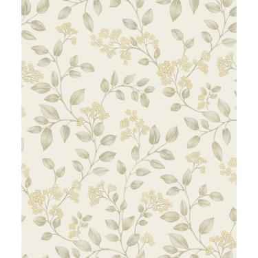 Imagem de Papel de Parede Icon Folhagem Bege IC3001