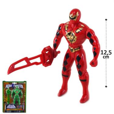 Imagem de Boneco Herói com Espada Hero Fighters - Tudo em Caixa
