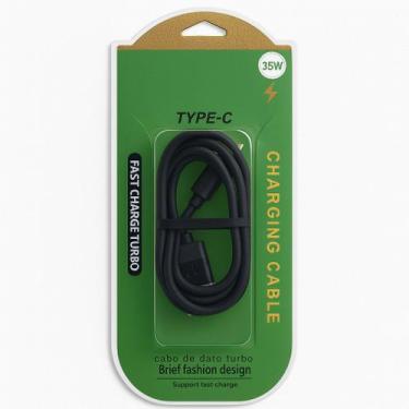 Imagem de Cabo USB Tipo-C 1 Metro Carregamento Rápido 35W Turbo - SMACTUDO