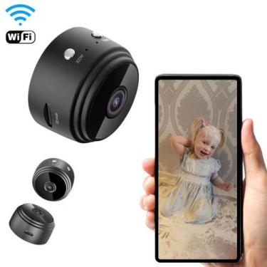Imagem de Camera Espiã Sem Fio Com Som Visão Noturna Escuta Al52 - WCAN
