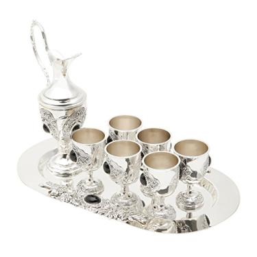 Imagem de Jogo de 6 Taças para Vinho Rojemac Cromado