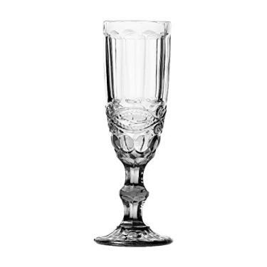 Imagem de Conjunto 6 Taças para Champagne de Vidro Libélula Lyor Transparente 140Ml