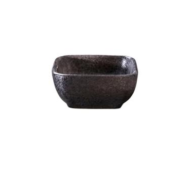 Imagem de Prato criativo de cerâmica de estilo japonês com dois ou três quadrados e molhos - Sifang