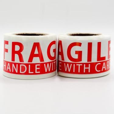 Imagem de Tapes N More Etiquetas de movimento frágeis, conjunto de 100, ideal para o seu kit de materiais de embalagem e caixas de mudança