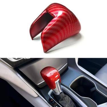 Imagem de Ruautumn Capa de botão de mudança de marchas sem adesivo para Honda Civic 2023-2025, para CRV HRV 2023-2025, para Accord 2018-2025, acessórios de decoração de transmissão automática de acabamento de