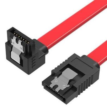 Imagem de Cabo Dados Sata 3 90° L, 6gbps HD, SSD, Gravador, 50cm - Vention