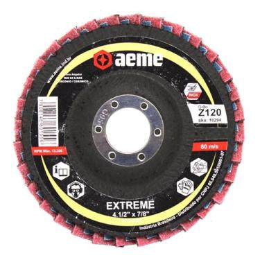 Imagem de Disco Flap Aeme Extreme Manta Abrasiva e Lixa Grão 120