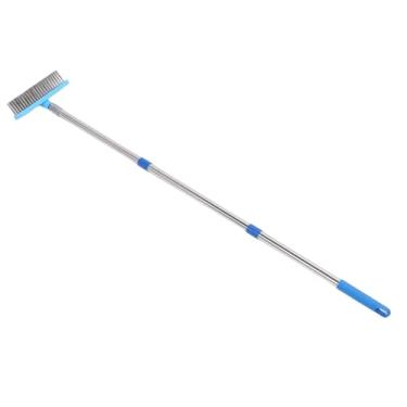 Imagem de Generic Pincel de Esfoliação Longa, Desgaste Conexão Firme, Resistindo à Haste Telescópica de Limpeza Dura para Lavagem Piscina de Estradas (120cm)